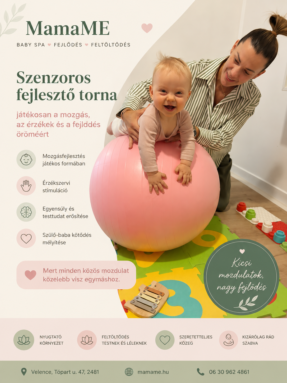 MamaME szenzoros baba torna